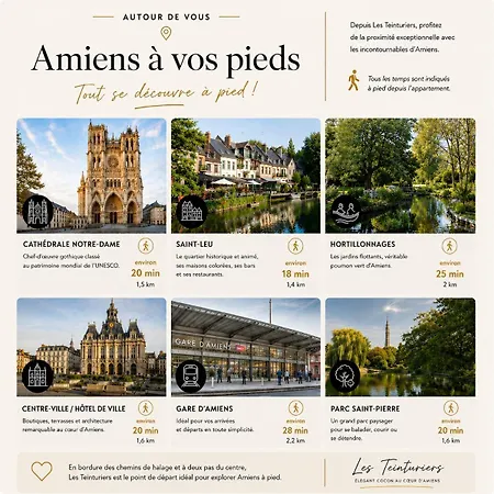 Les Teinturiers-cocon Au Coeur D'amiens Appartamento